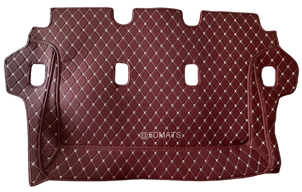 พรมปูพื้นรถยนต์ 6D TOYOTA INNOVA ปี2005-14 พรม6D โตโยต้า อินโนว่า สีไวน์แดง เข้ารูป เต็มคัน