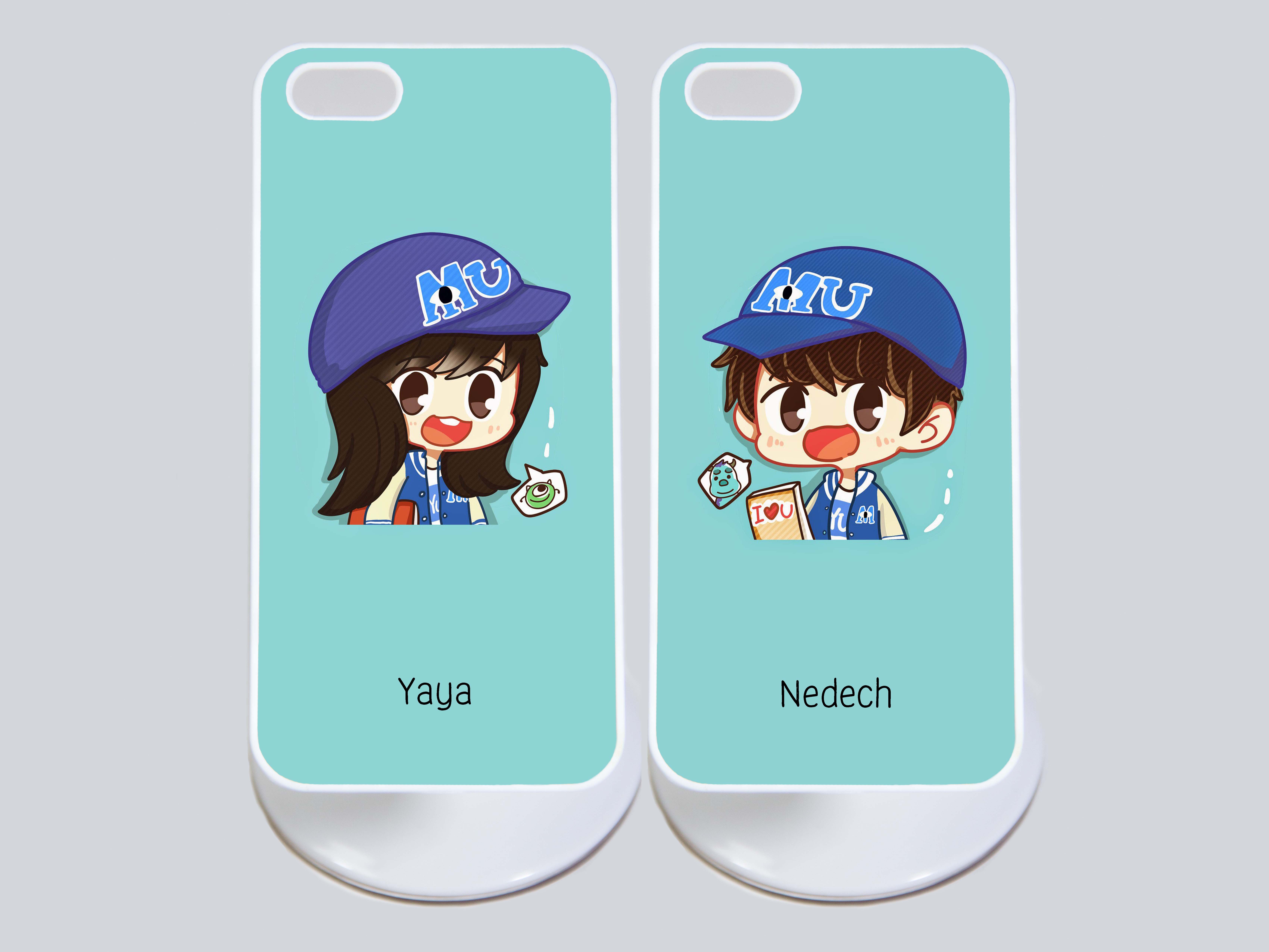 เคสคู่ ลายการ์ตูน