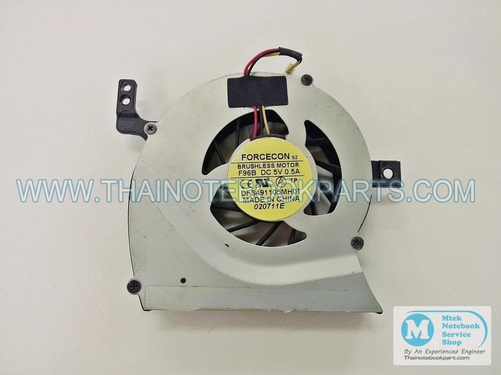 MT04062 พัดลมระบายความร้อนโน้ตบุ๊ค Toshiba Satellite L600, L630, L640, L645 - DFS491105MH0T Cooling Fan (สินค้ามือสอง) ราคาชิ้นละ 190.00 บาท 2