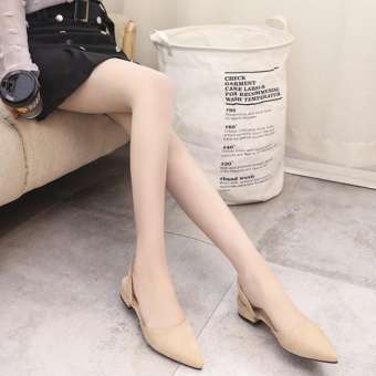 Women Pumps Ankle Strap Thick Heel Pointed Toe Mid Heels Comfortable Shoes