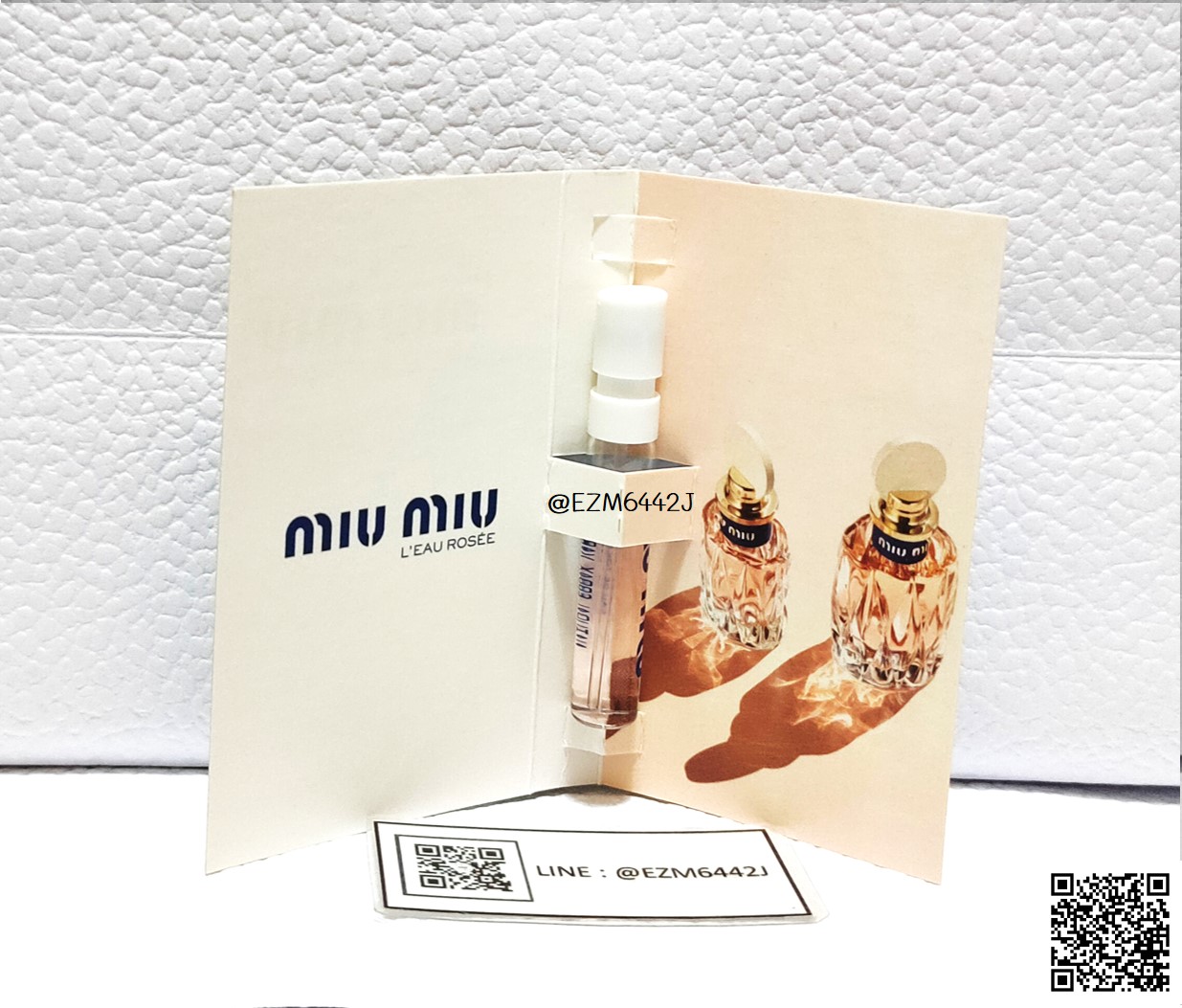 MIU MIU L'EAU ROSEE EDT FOR WOMEN EAU DE TOILETTE SPRAY 1.2 ML