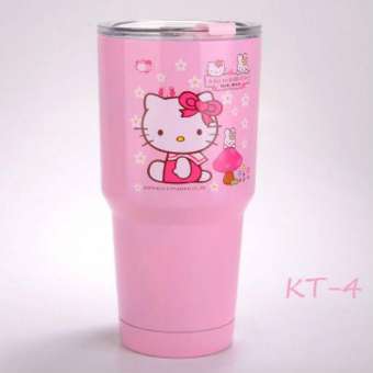 YETIแก้ว YETI เก็บความเย็น สีชมพู ลาย kitty Limited Edition ขนาด 30 oz