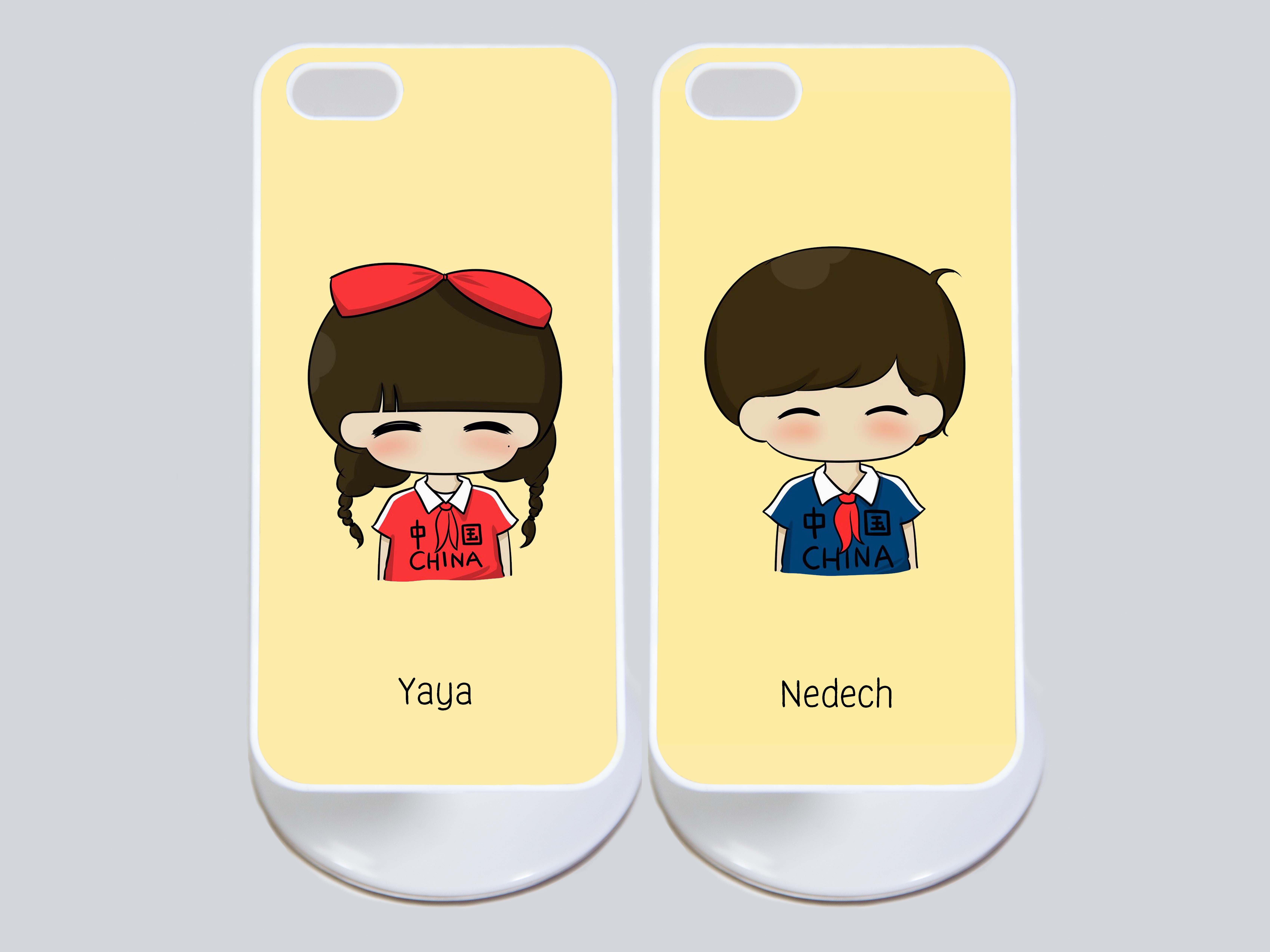 เคสคู่ ลายการ์ตูน