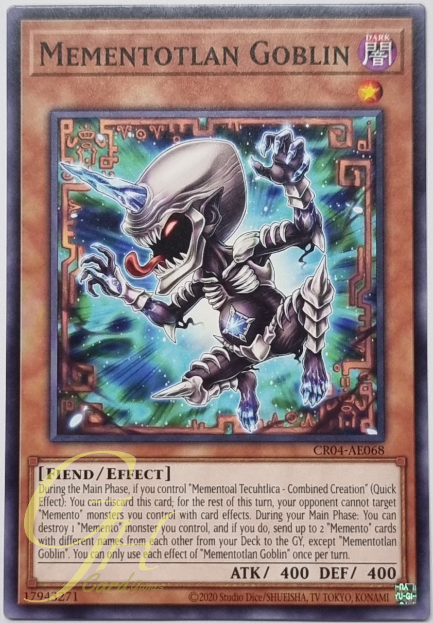 Yugioh [CR04-AE068] Mementotlan Goblin (Common)