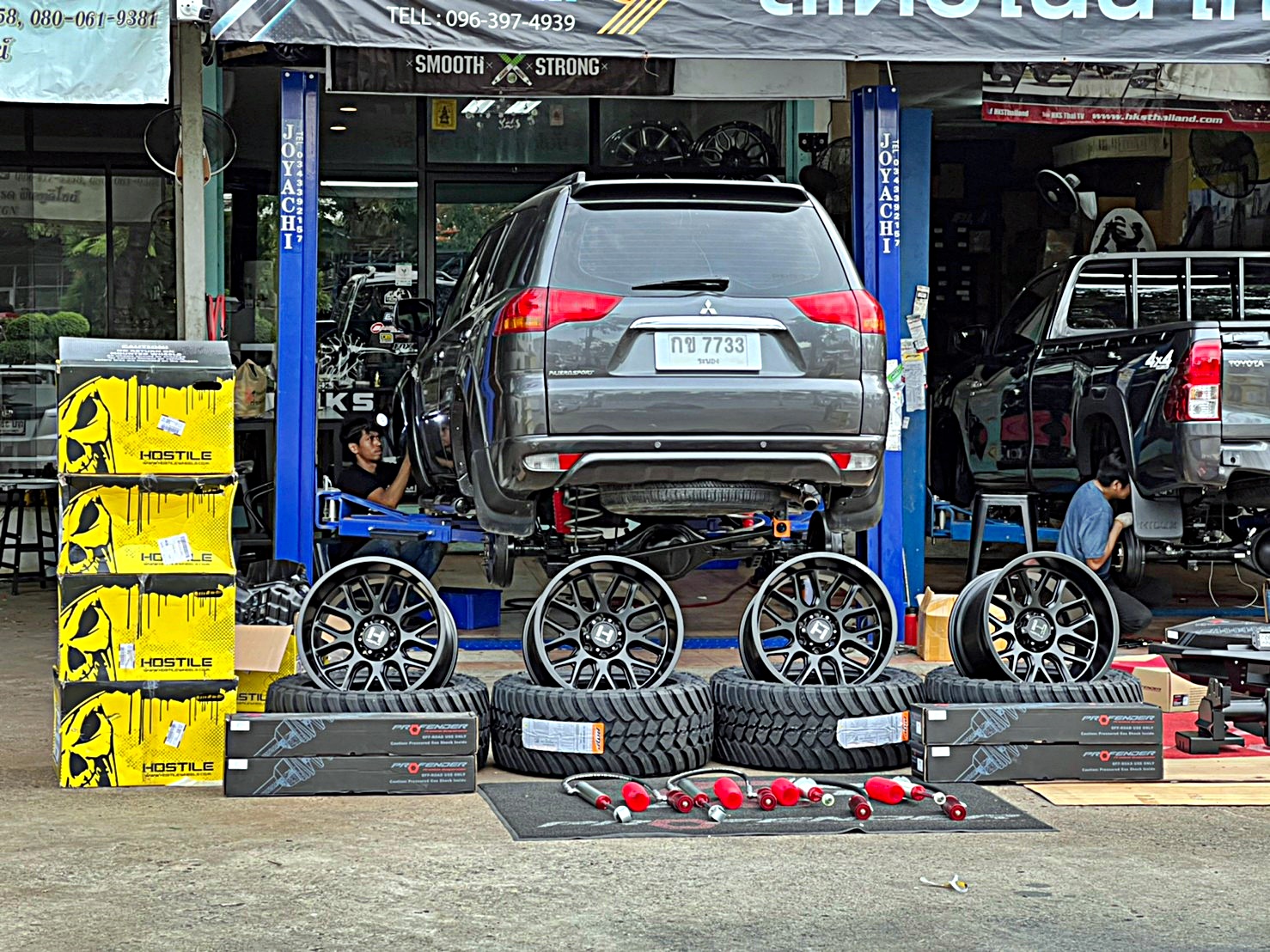 PAJERO_จองคิวจากระนอง ทำทรงเมกาที่ STEP9