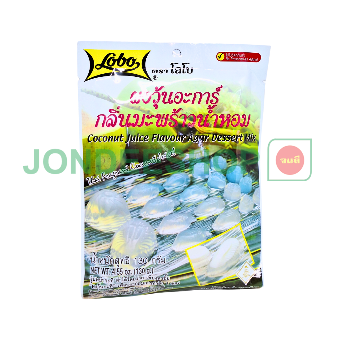 โลโบ ผงวุ้นกลิ่นมะพร้าวน้ำหอม 130ก. # 8850030030308