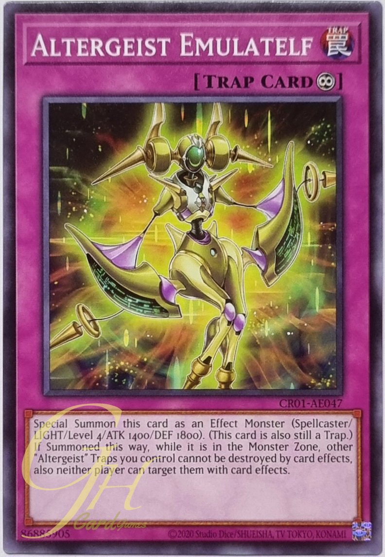 Yugioh [CR01-AE047] Altergeist Emulatelf (Common)