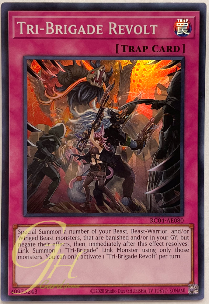 Yugioh [RC04-AE080] Tri-Brigade Revolt (Super Rare)