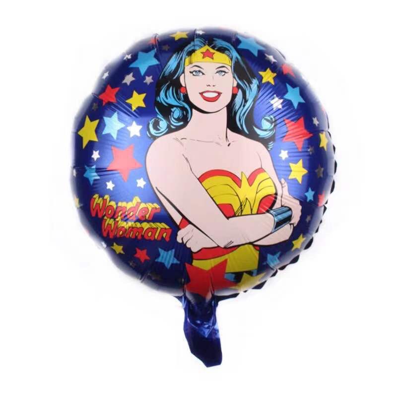 ฟอยล์กลม wonder woman ขนาด18นิ้ว / Wonder Woman Foil Balloon