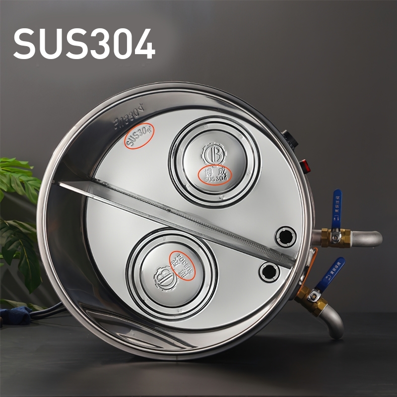 หม้อต้มน้ำไฟฟ้าสแตนเลส 304 ให้ความร้อนและเก็บความร้อนในเครื่องเดียว หม้อต้มซุป BC-YYT