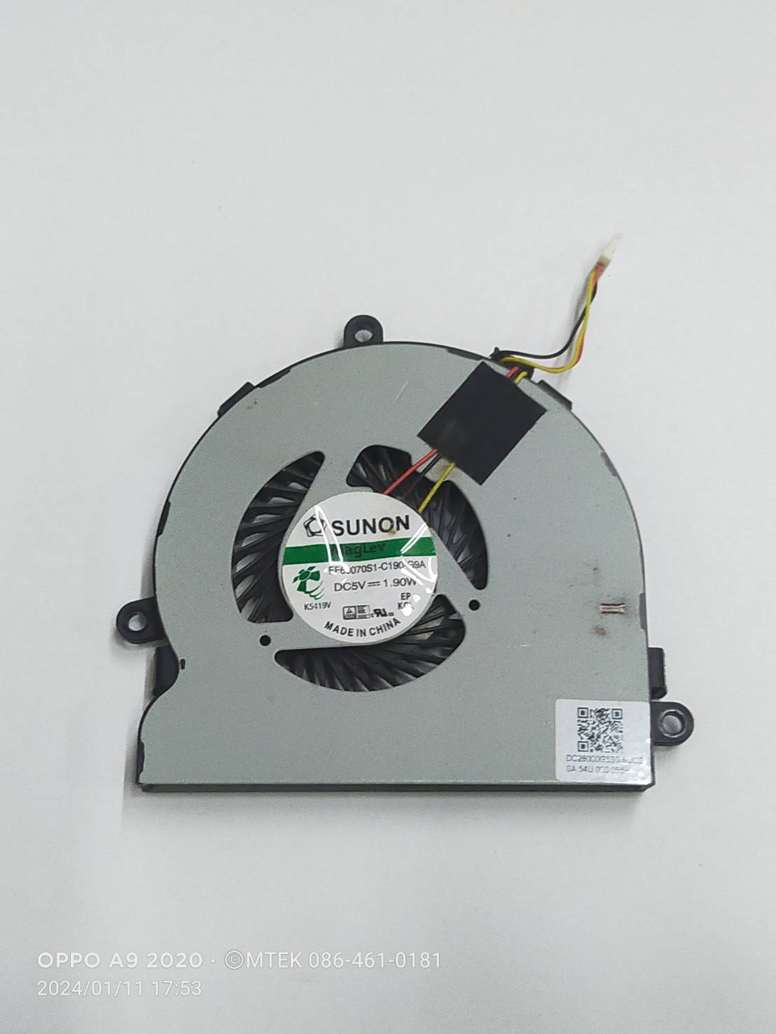 MT01281 พัดลมระบายความร้อนโน๊ตบุ๊ค Acer Aspire ES1-421 Series Cooling fan (สินค้ามือสอง) 2