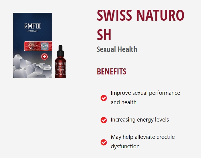 SWISS NATURO SH Sexual Health ฟื้นฟูสุขภาพทางเพศทั้งชายและหญิง