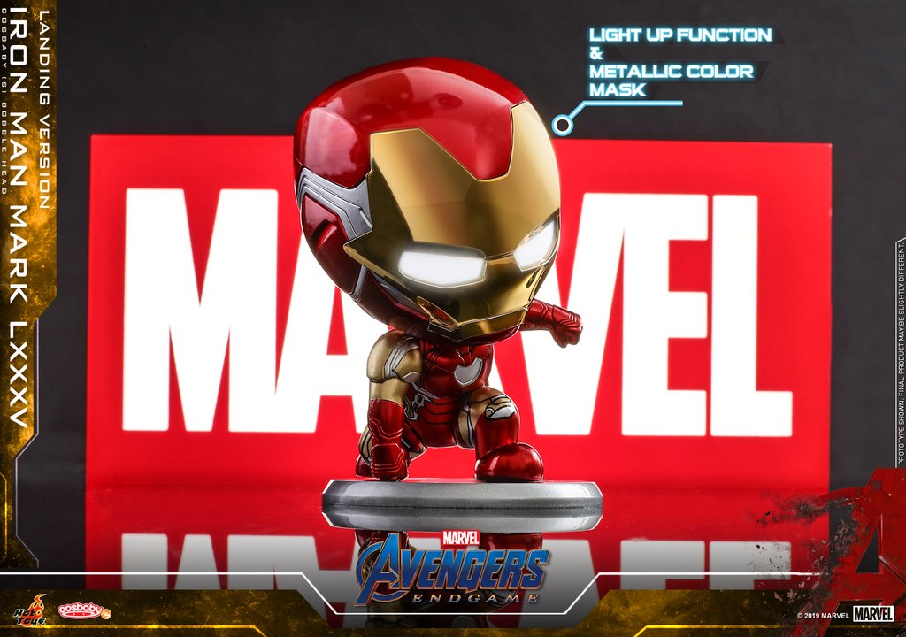COSB596 - Avengers: Endgame - Iron Man Mark LXXXV (Landing Version) Cosbaby (S) Bobble-Head [Marvel Mini Light Box included]