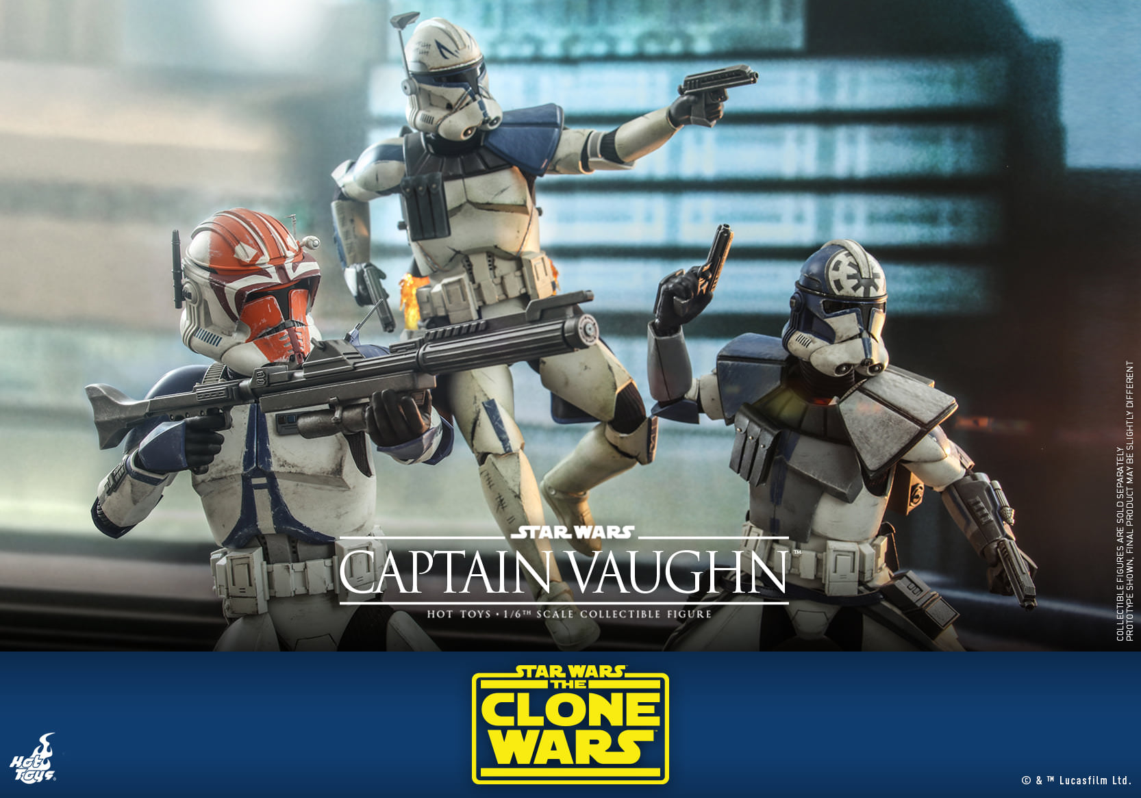 TMS 65 STAR WARS : THE CLONE WARS – CAPTAIN VAUGHN