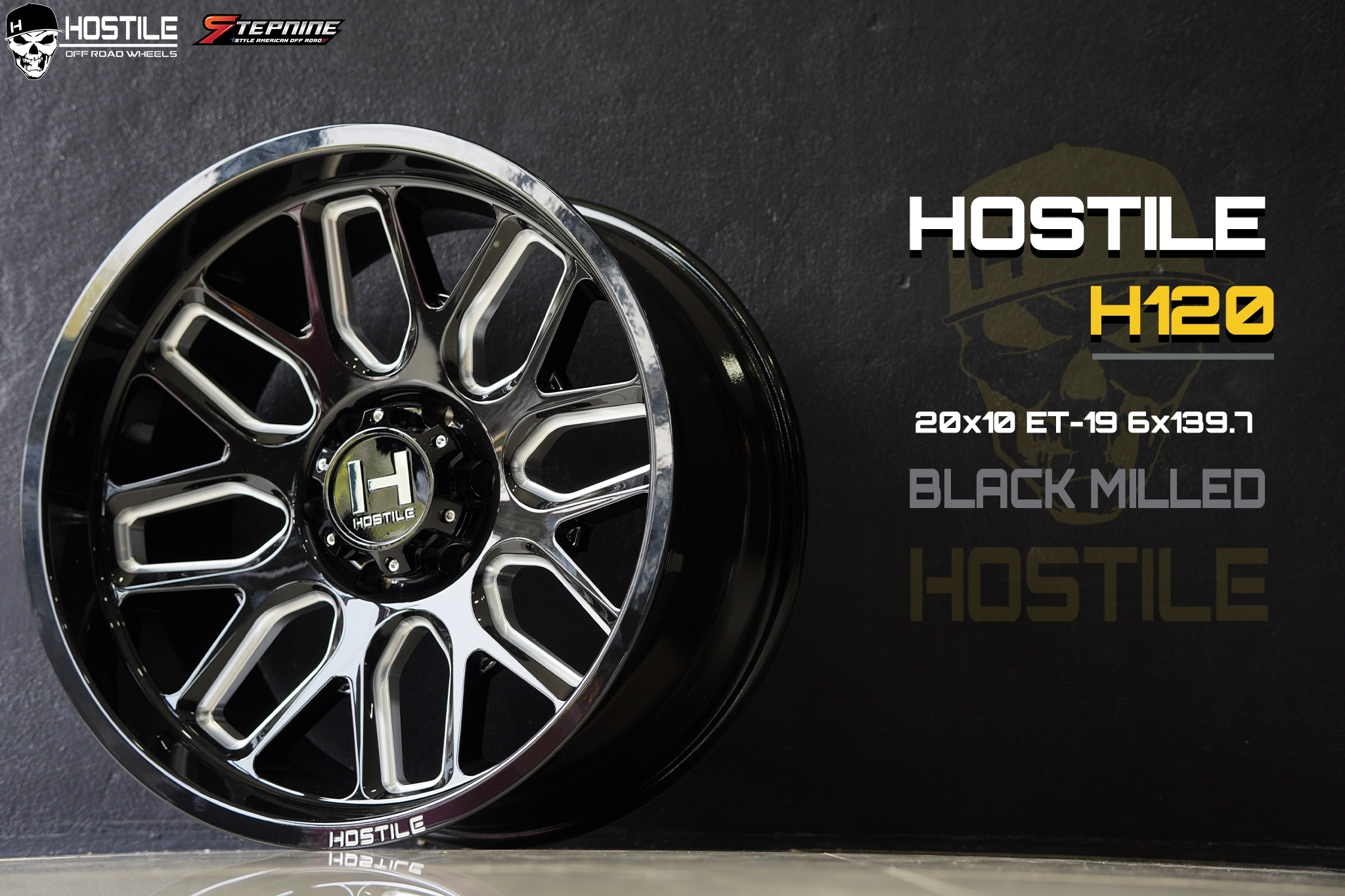 ล้อแท้ HOSTILE H120 ขอบ20 นำเข้าเจ้าเดียวในไทย