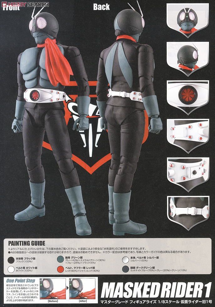 Kamen Rider Ichigo 1/8th Scale Plastic Model Kit