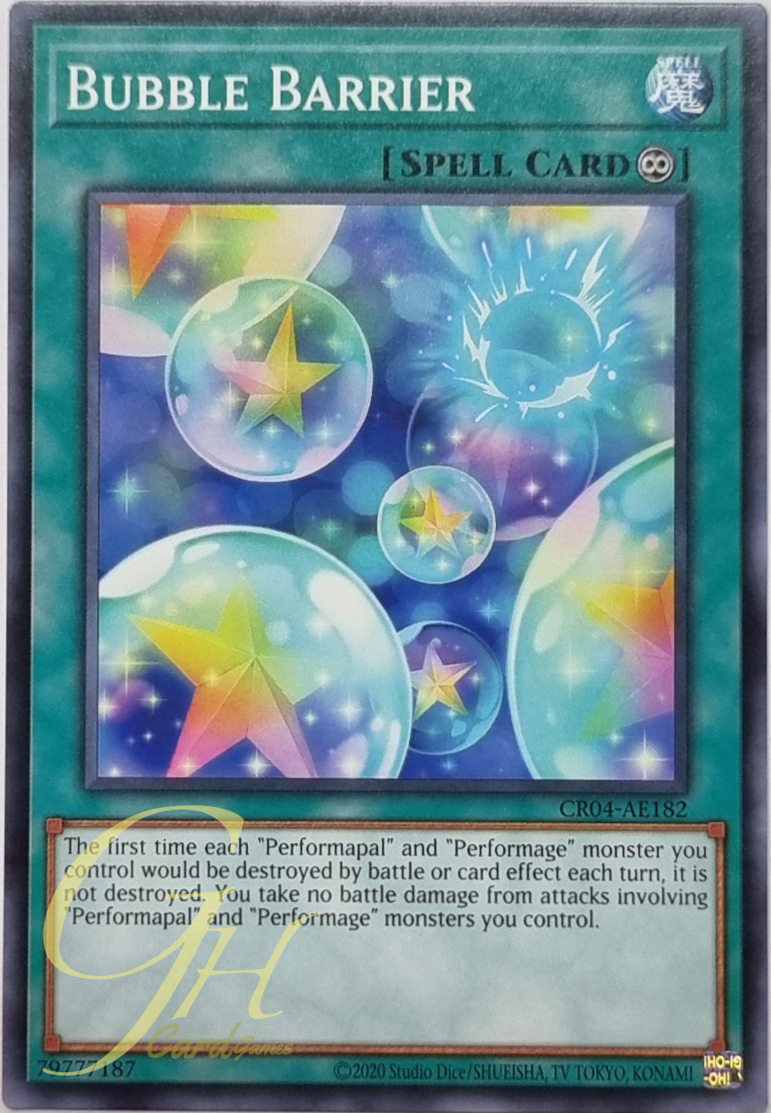Yugioh [CR04-AE182] Bubble Barrier (Common)