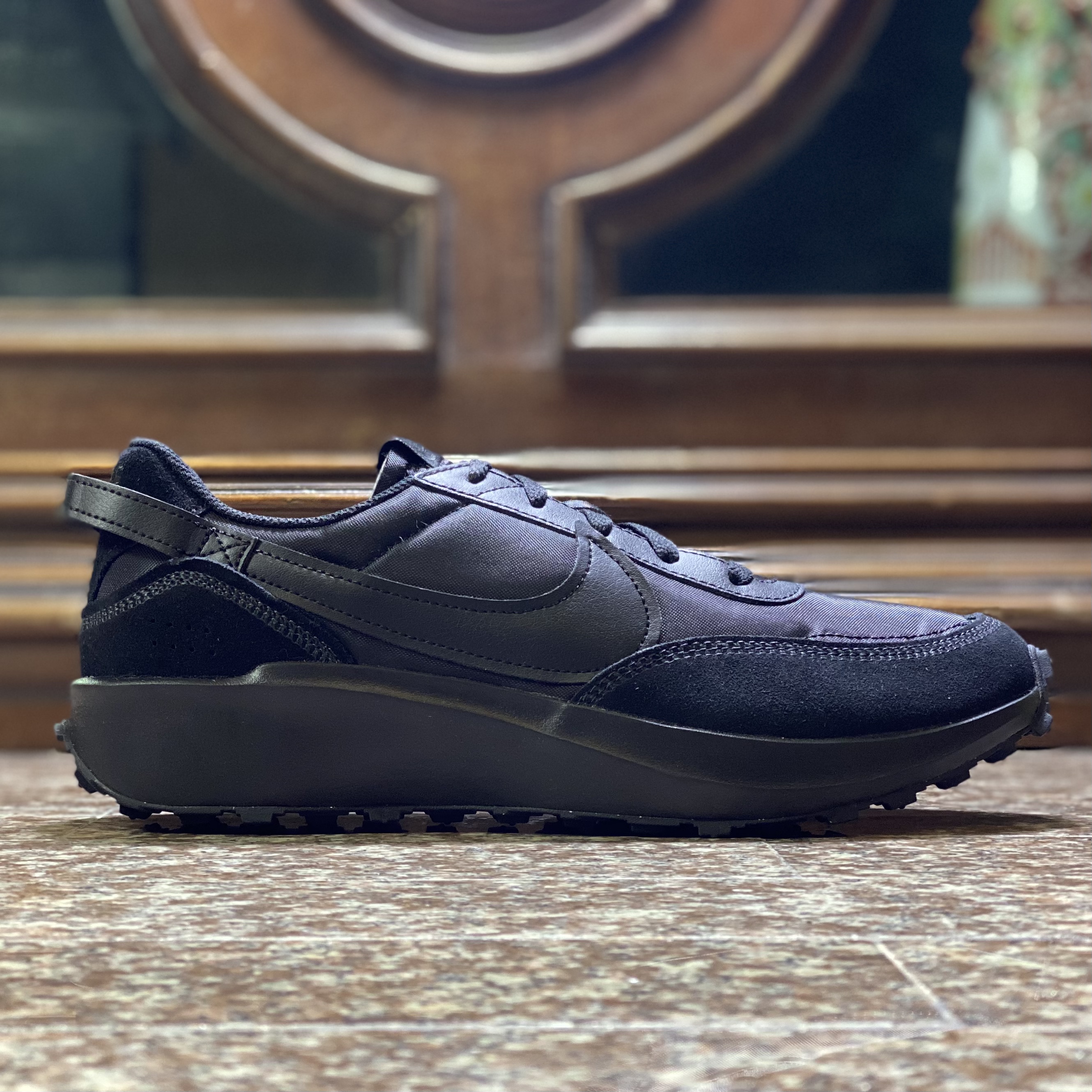 รองเท้า Nike Waffle Debut ‘TripleBlack’ (M8/9.5/10US)