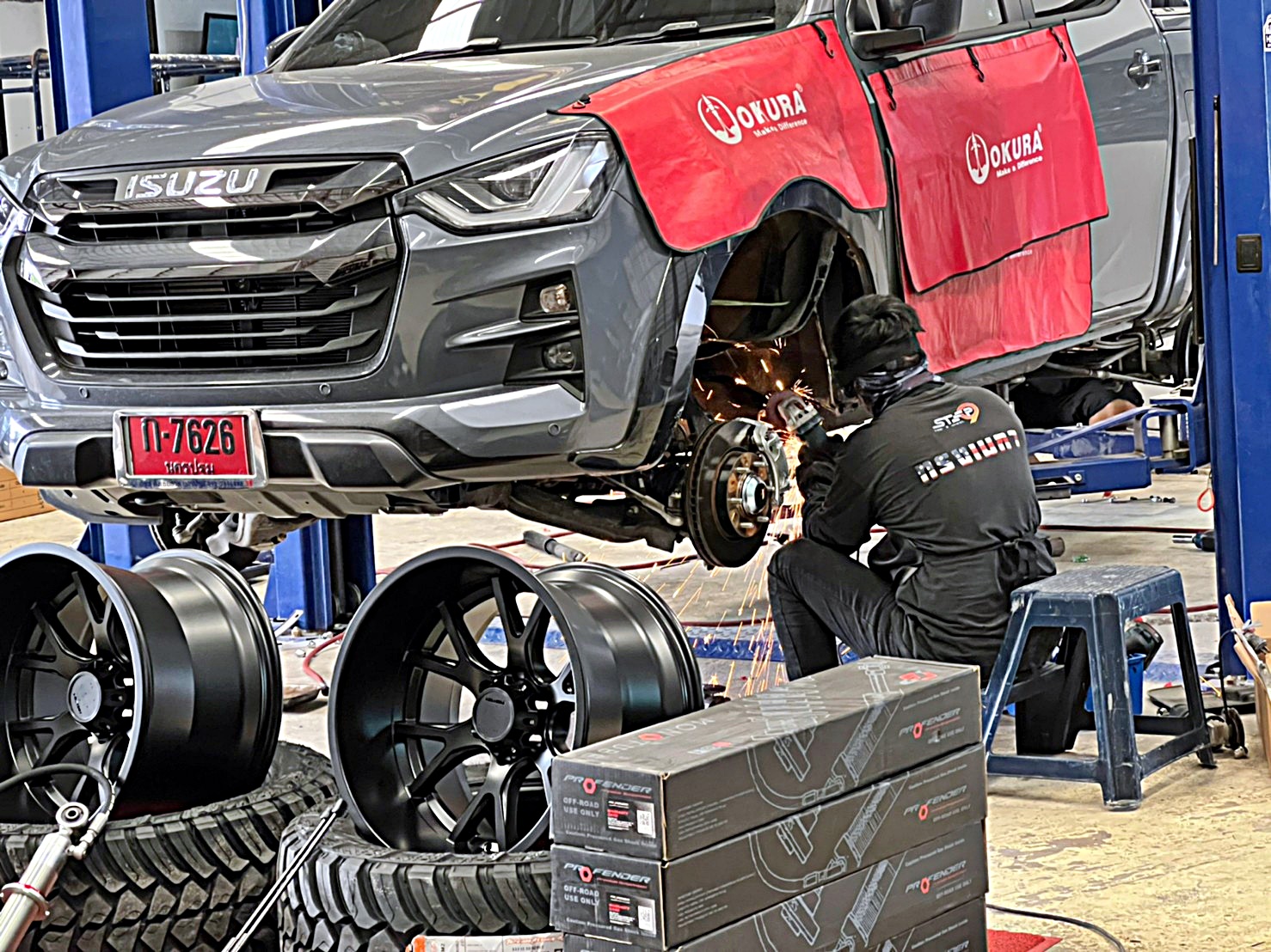 D_MAX_ทะเบียนนครปฐม ทำทรงเมกาที่ STEP9