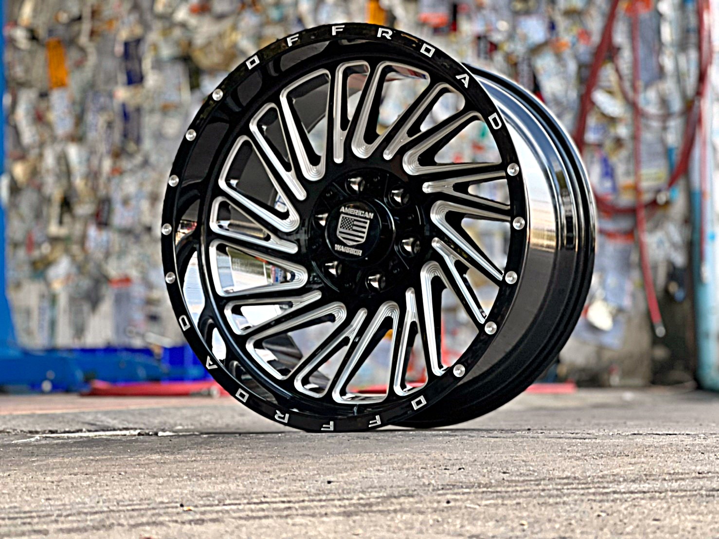 AMERICAN WARRIOR BE035 ขอบ20 ลายใหม่ที่ STEP9