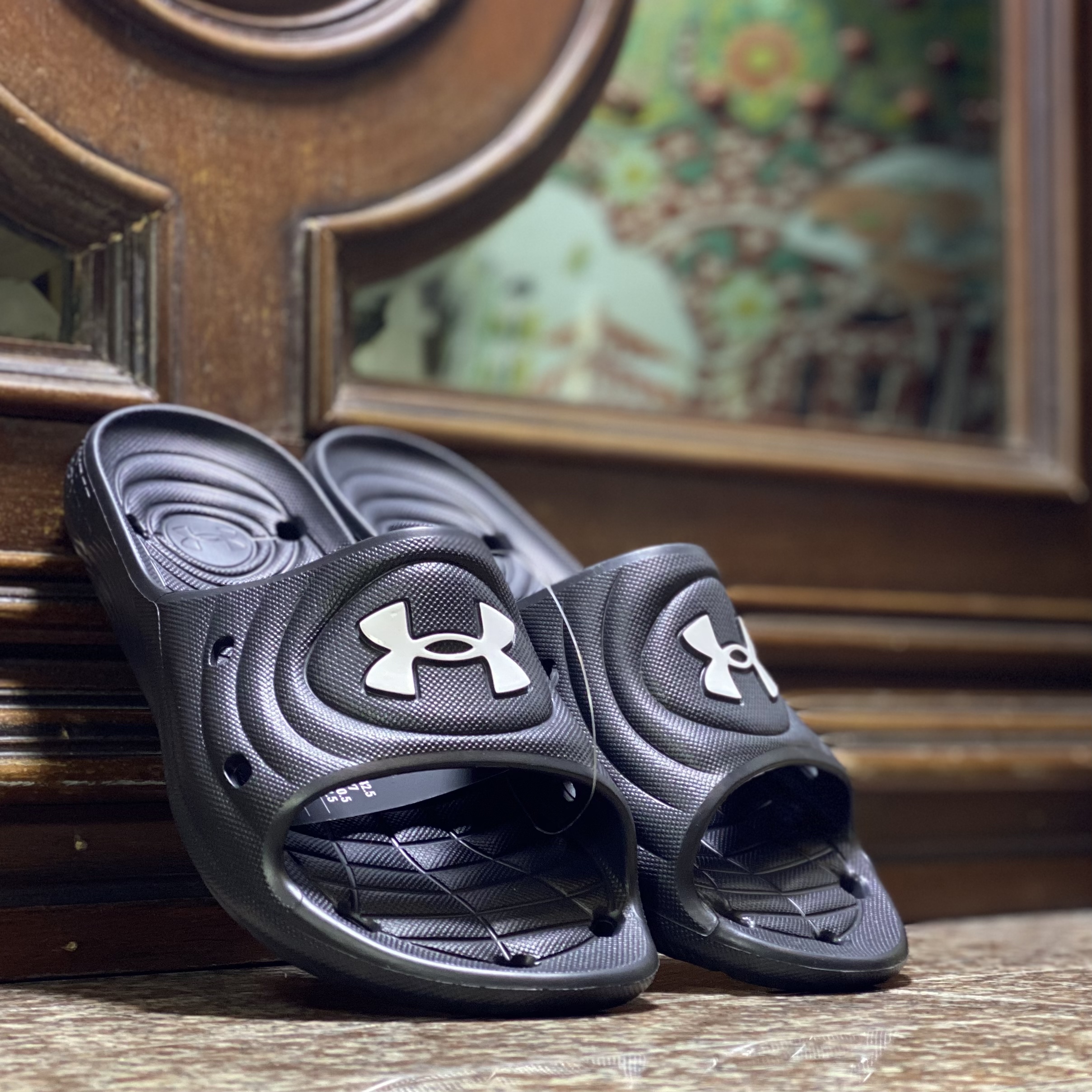 รองเท้า Under Armour Locker Slide ‘BLACK’ (M8/9/10/11US)