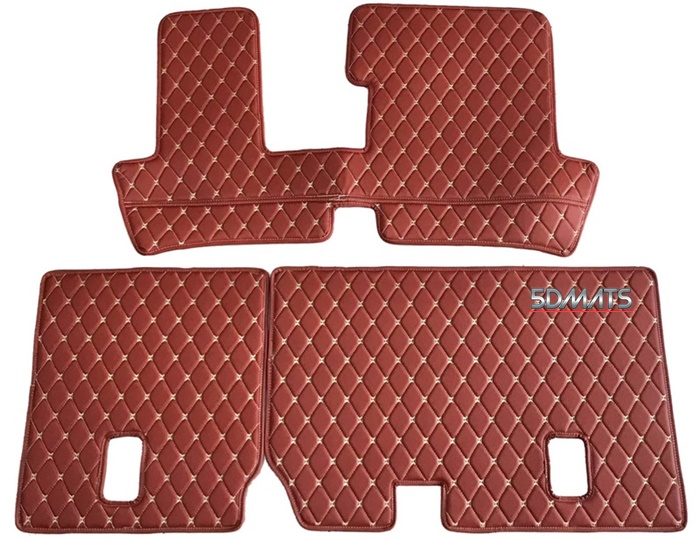 พรมปูพื้นรถยนต์ 6D MAZDA CX-8 (2019-25) พรม6D หนานุ่ม เข้ารูป เต็มคัน