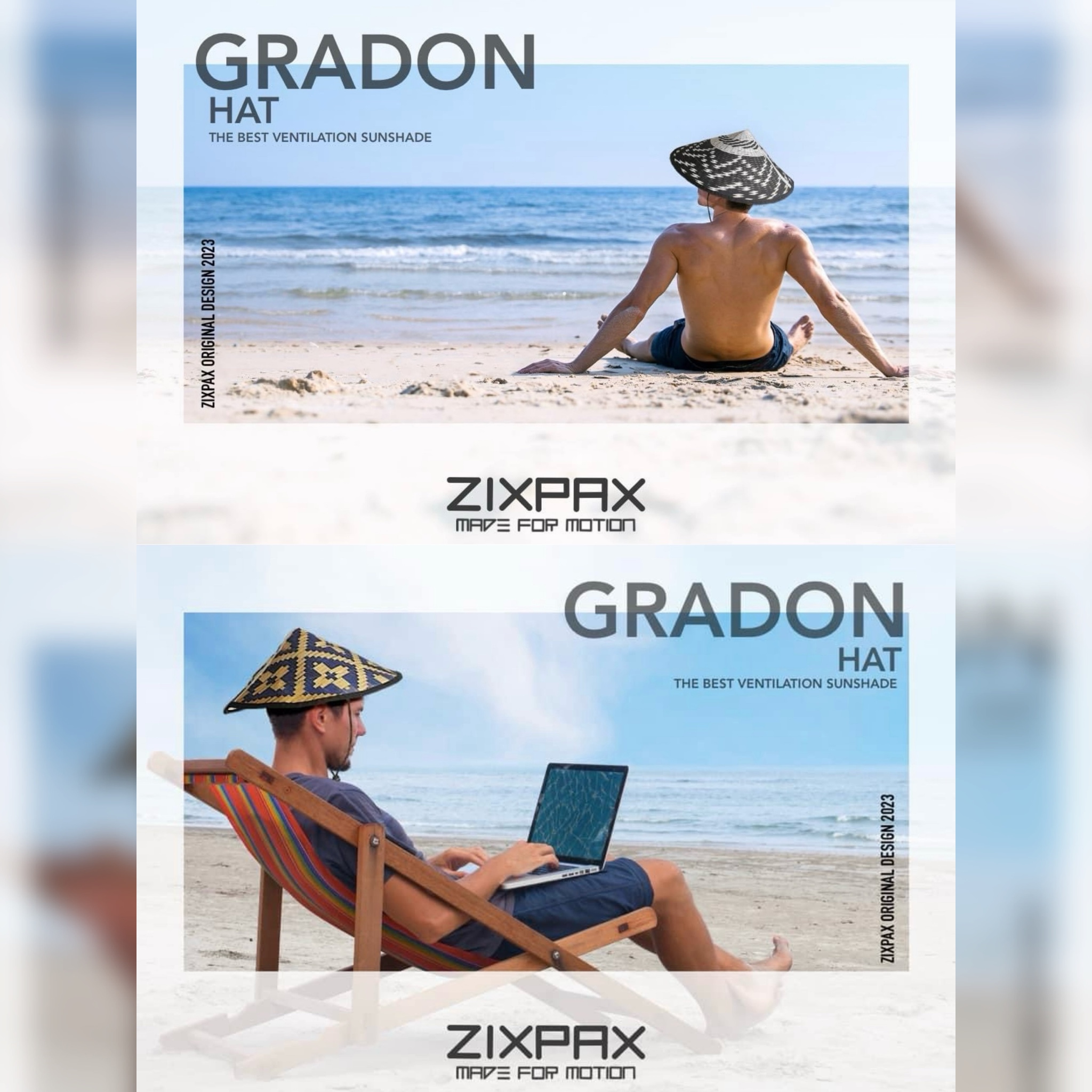 หมวกปีกรอบ Zixpax X Gradon Running Hat (6ลาย)