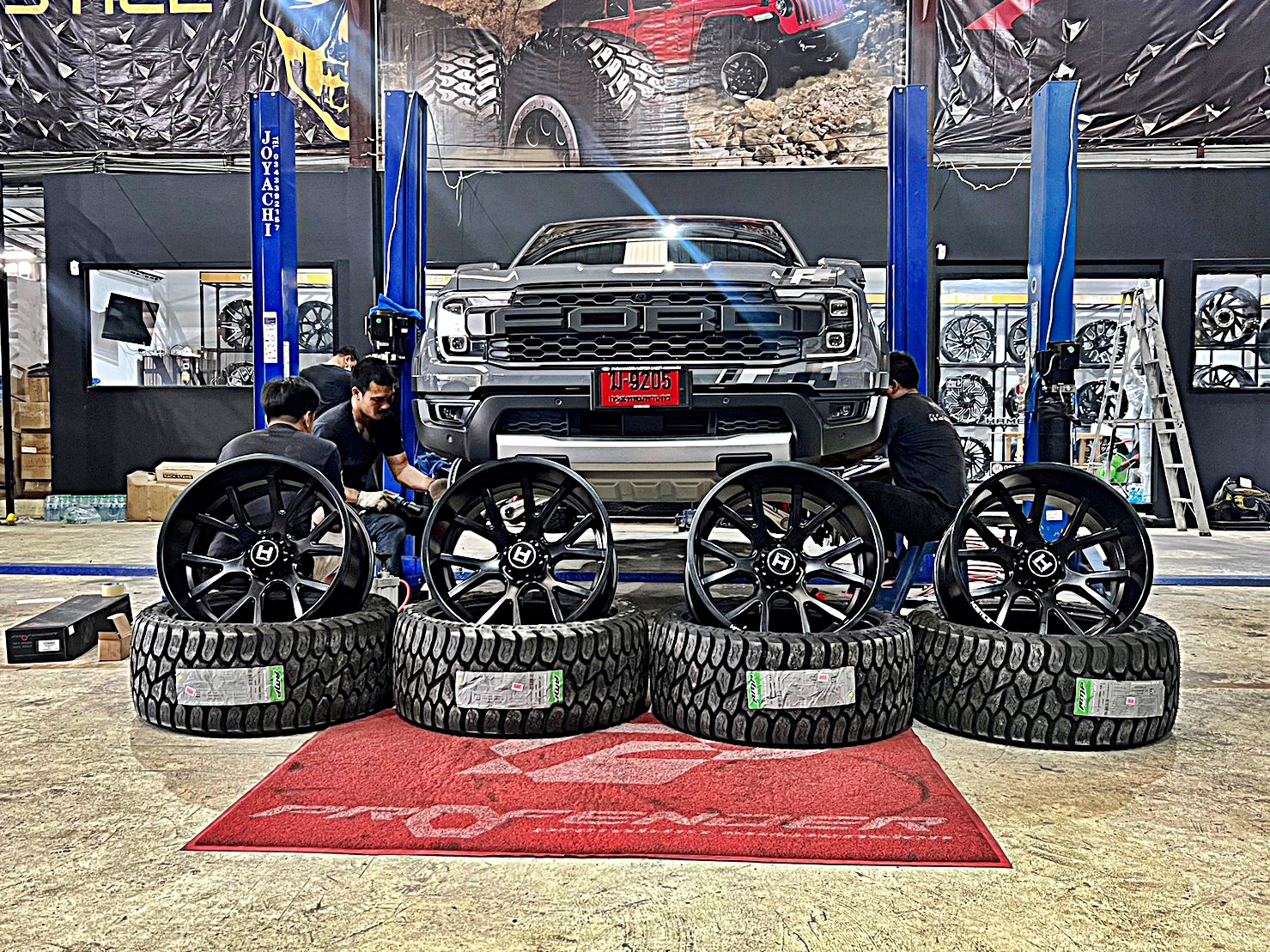 ส่งงาน RAPTOR V6 หล่อจบ ที่ Step9 ล้อแท้ HOSTILE H113