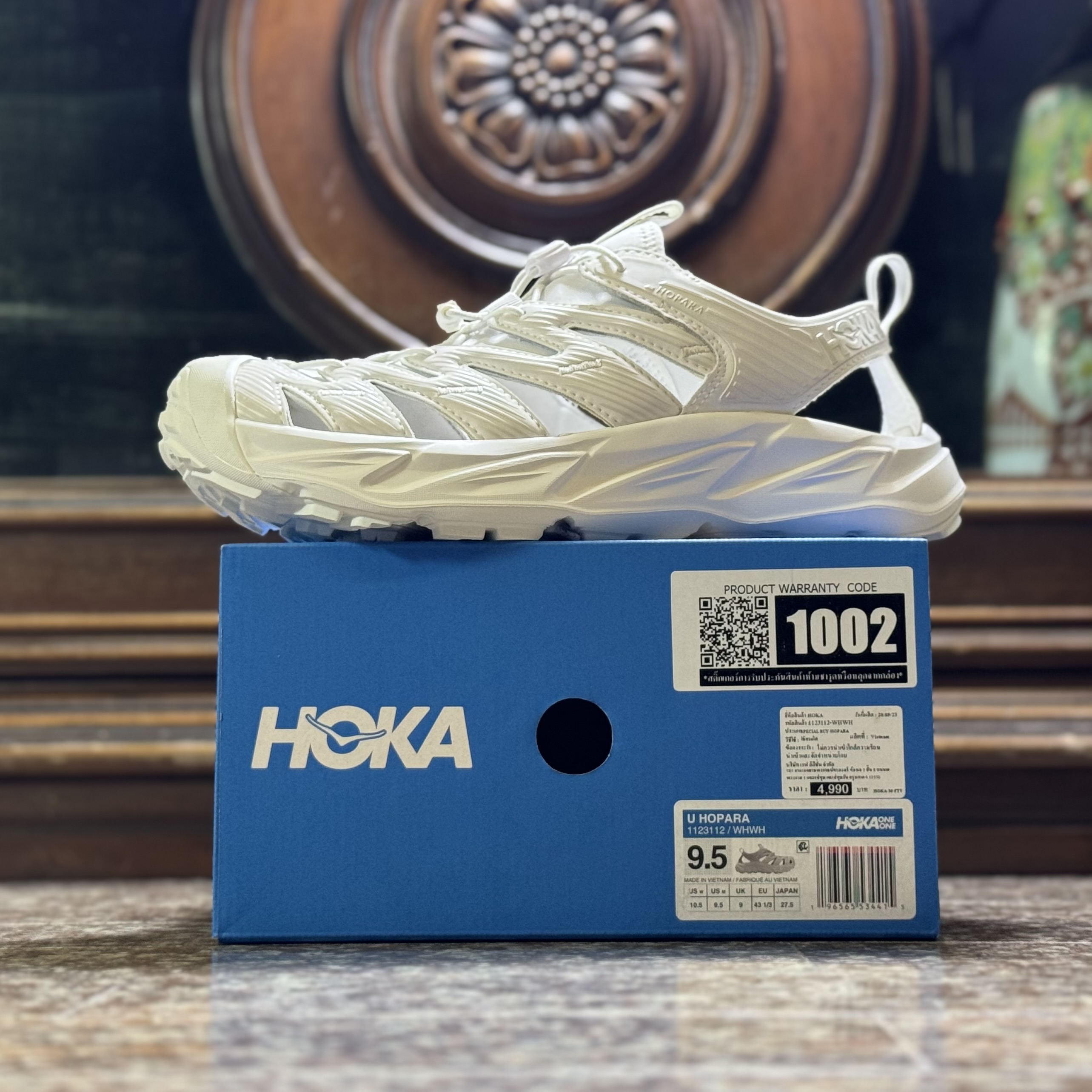 รองเท้า HOKA Hopara ‘TripleWhite’ (M9/10US)