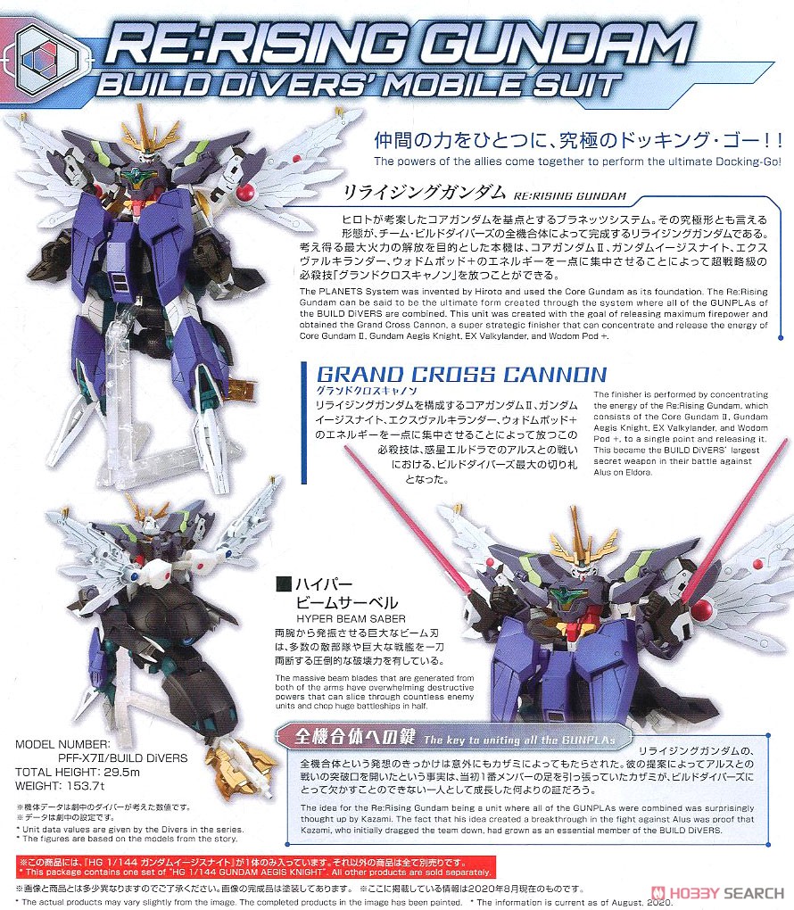 Gundam Aegis Knight (HGBD:R) (Gundam Model Kits)
