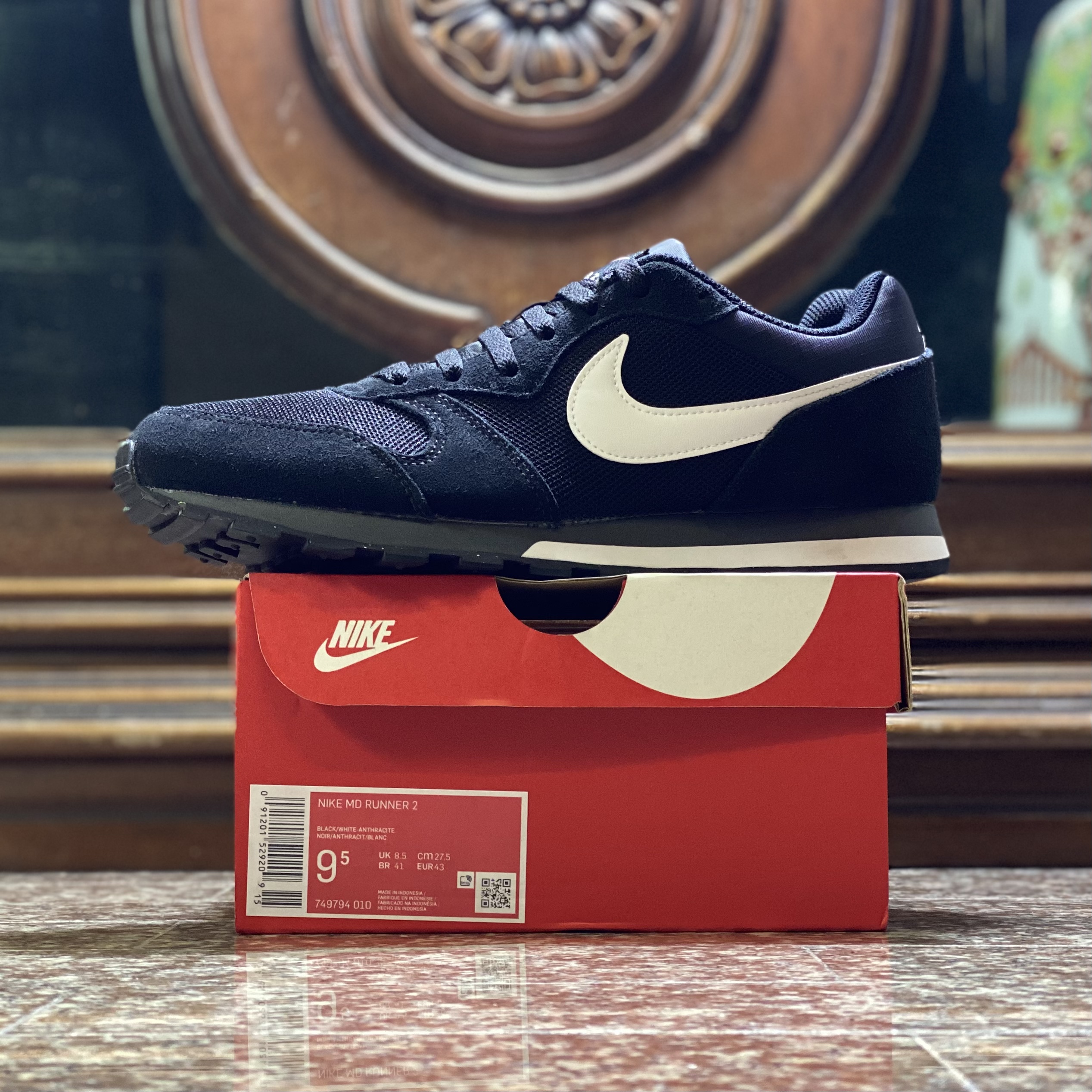 รองเท้า Nike MD Runner 2 ‘BLACK’ (M11US)