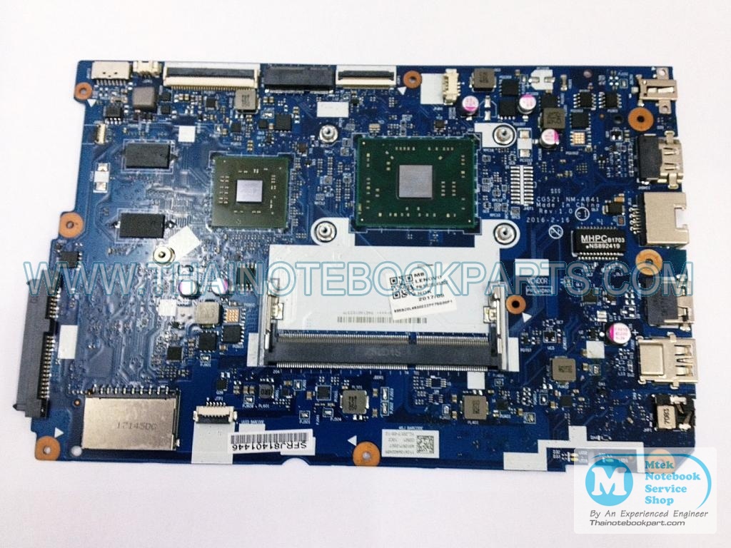 MT09139 เมนบอร์ดโน้ตบุ๊ค Lenovo IDEAPAD 110-15ACL Notebook Mainboard (เมนบอร์ดเสีย )