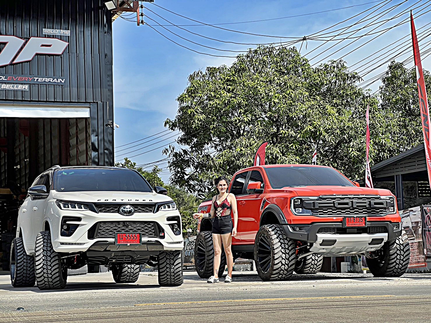 ล้อแท้ HOSTILE H113 ขอบ22 ใส่ FORTUNER GR SPORT แต่งทรงเมกา