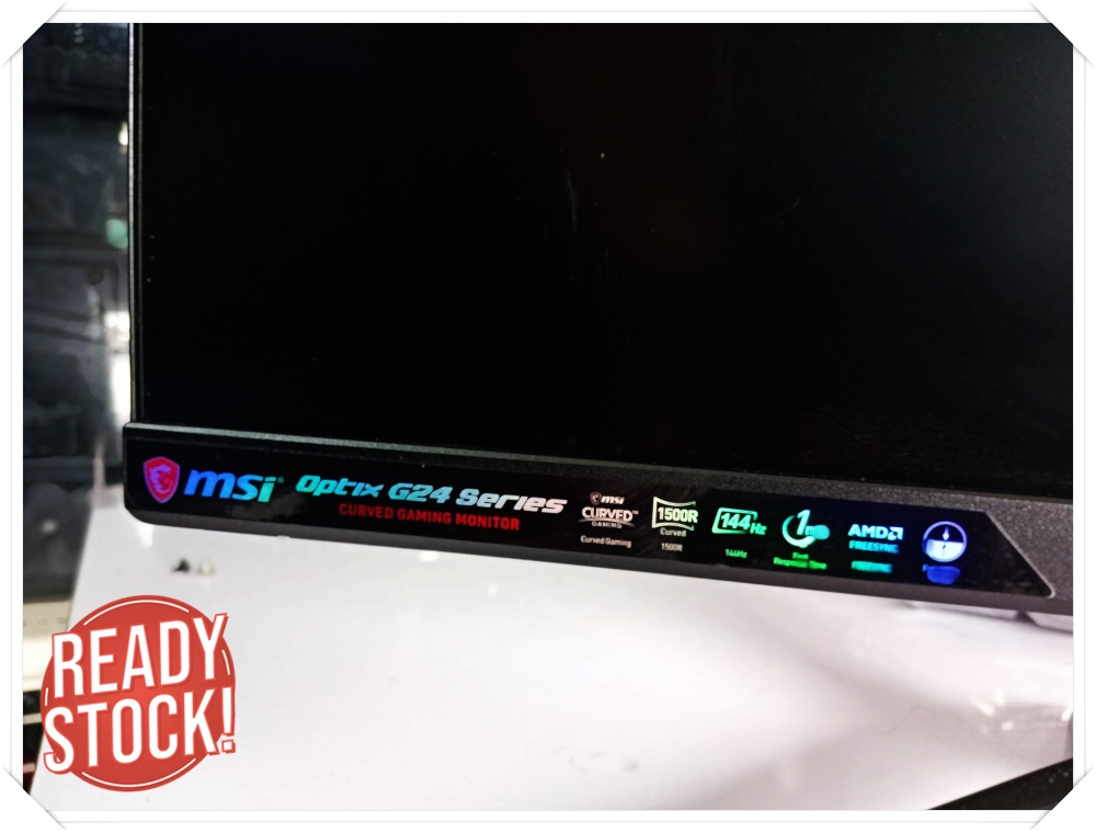 (* มือ 2 สภาพดี จอโค้ง 144Hz ) MONITOR MSI OPTIX G24 VA FHD 144Hz CURVED FREESYNC PREMIUM