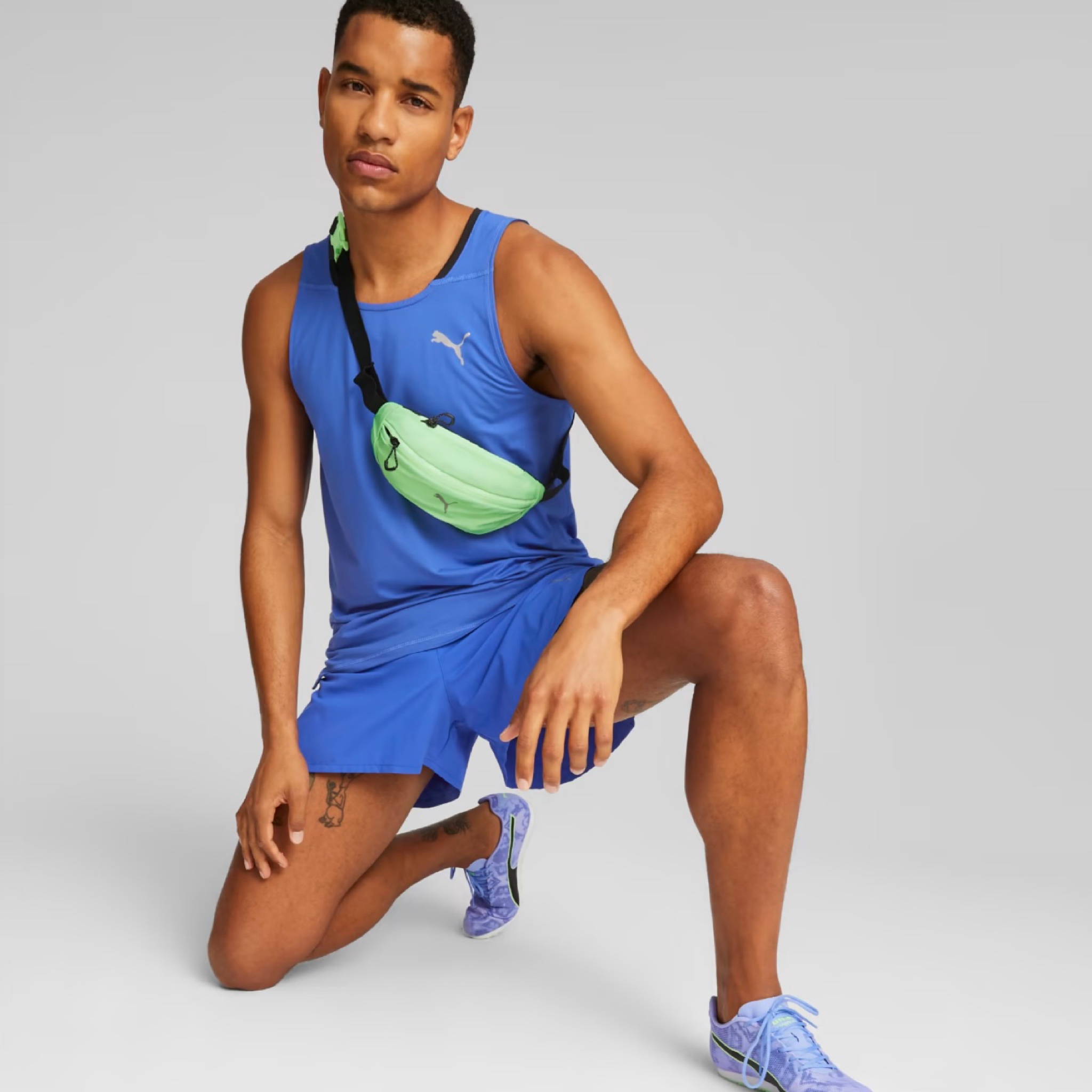 กระเป๋าวิ่ง Puma Performance Running Waist Bag ‘Fizzy Lime’