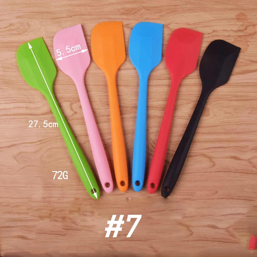 🌈ไม้พายซิลิโคนไร้รอยต่อ ชนิดทึบ ชุดไม้พายซิลิโคน พายยางซิลิโคน พายทำขนม