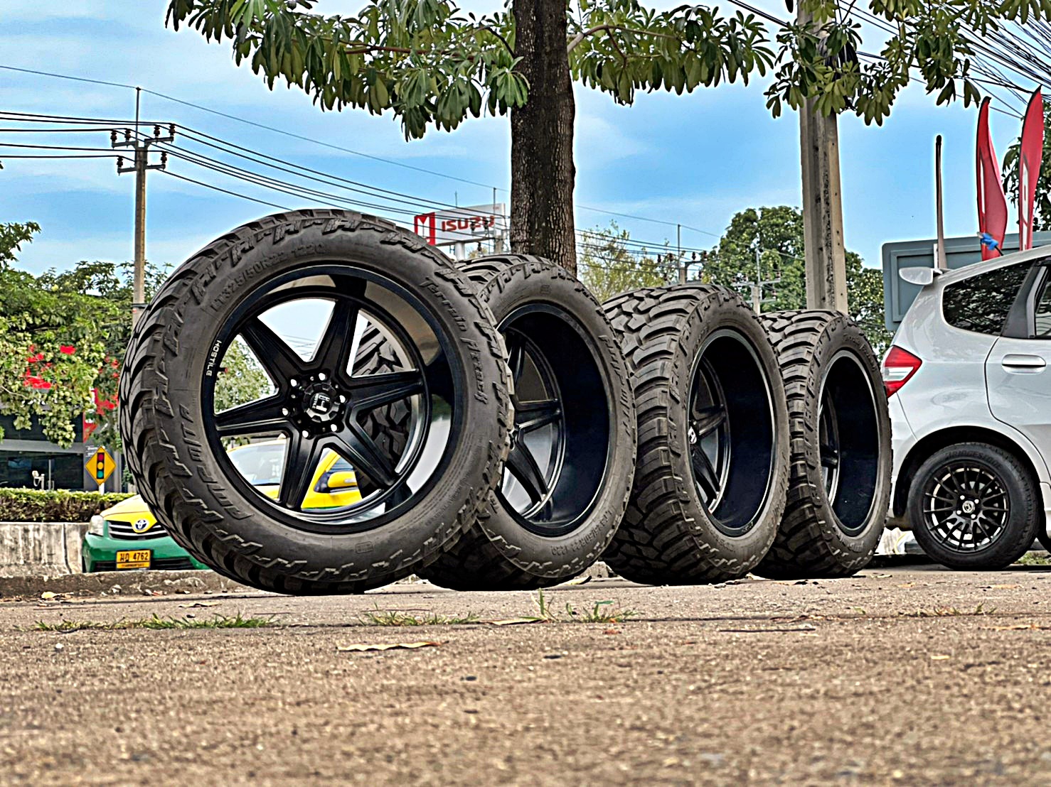 FORD RANGER ล้อ HOSTILE H117 ขอบ22 ที่ STEP9