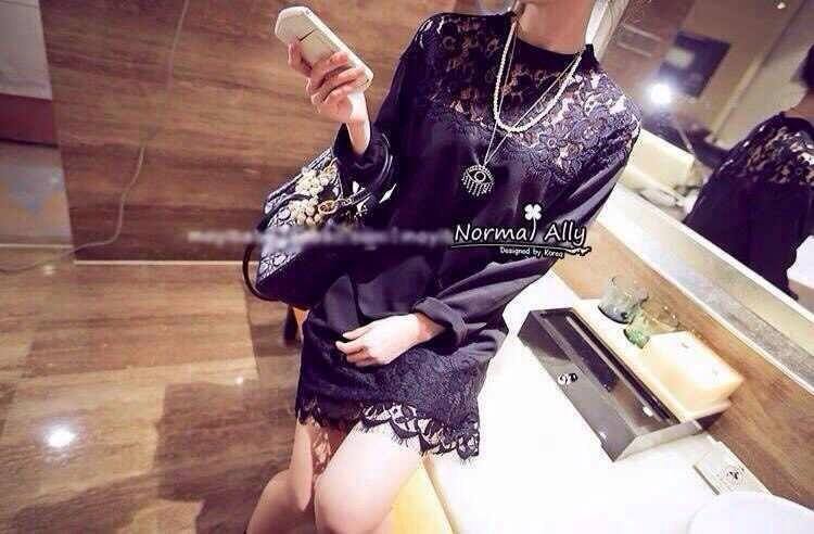 เดรสลูกไม้เกาหลี