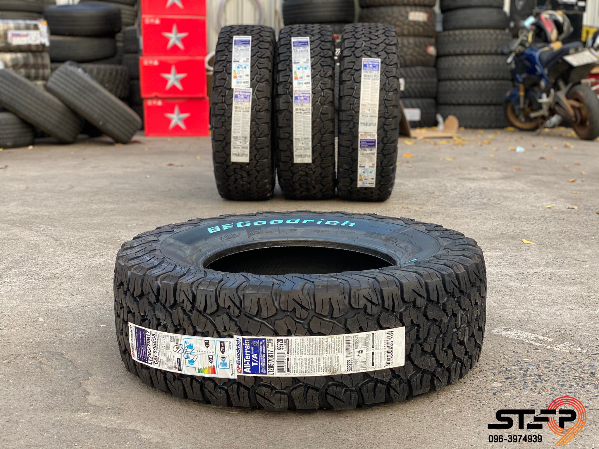 ยางใส่ RAPTOR BF GOODRICH KO2 285/70-17ราคาถูกที่ STEP9