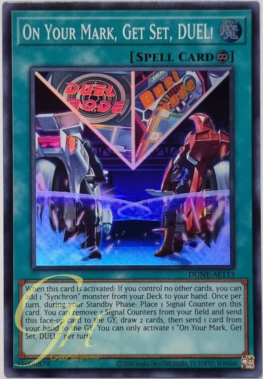 Yugioh [DUNE-AE113] On Your Mark, Get Set, DUEL! (Super Rare)