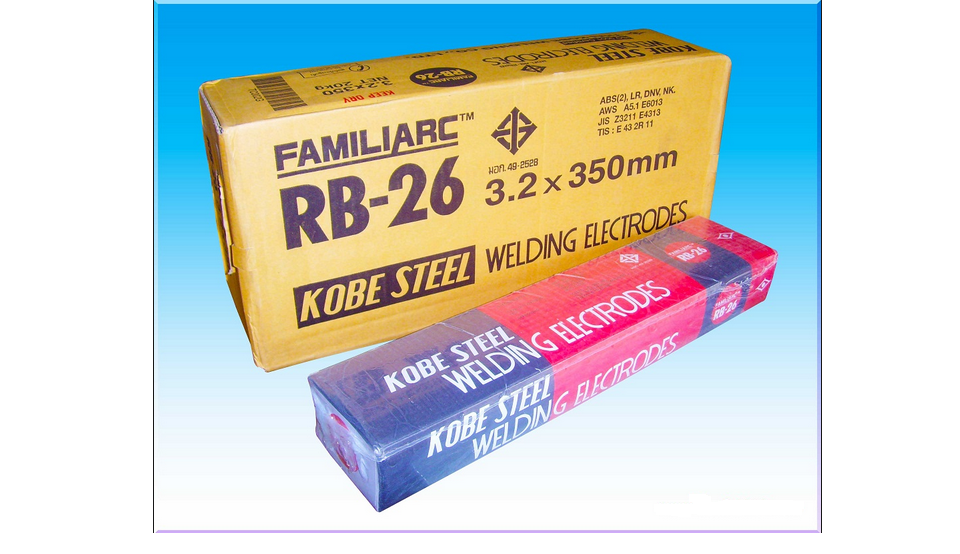 ลวดเชื่อมเหล็ก KOBE RB-26 3.2 mm. (ห่อ)