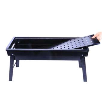 MaxDe โต๊ะบาร์บีคิว BBQ ขนาด W60 x L22 cm เตาปิ้งย่าง เตาปิ้งย่างพกพา เตาบาร์บีคิว เตาย่าง เตาถ่าน เตาบาร์บีคิว พับได้ น้ำหนักเบา เตาย่างบาร์บิคิว เตาย่างใช้ถ่าน เตาถ่านชารโคล Portable Grill Charcoal BBQ Barbecue รุ่น BBQ table 22x60 cm new step asia