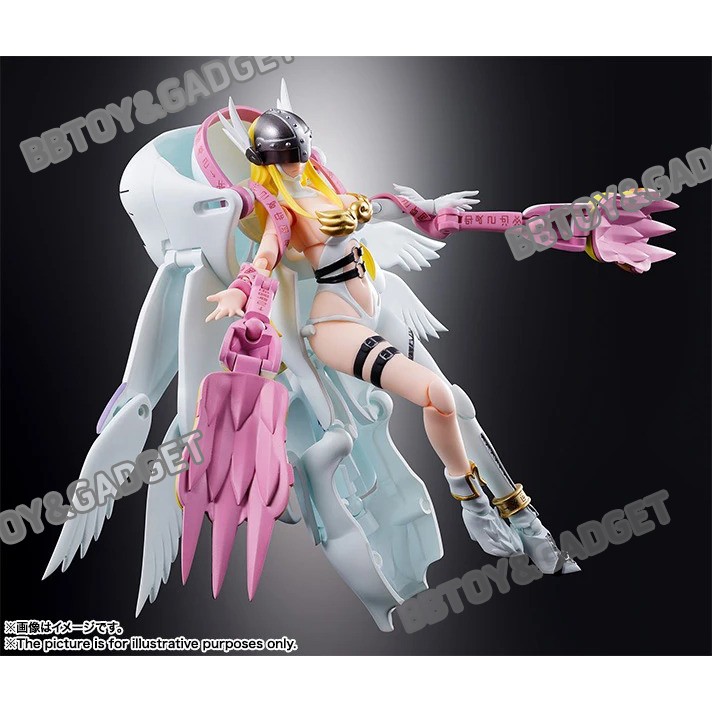 Digimon Angewomon Tailmon digivolving sprit 04 diecast evolution figure ดิจิมอน วอเกรมอน ฟิกเกอร์ แท้100%