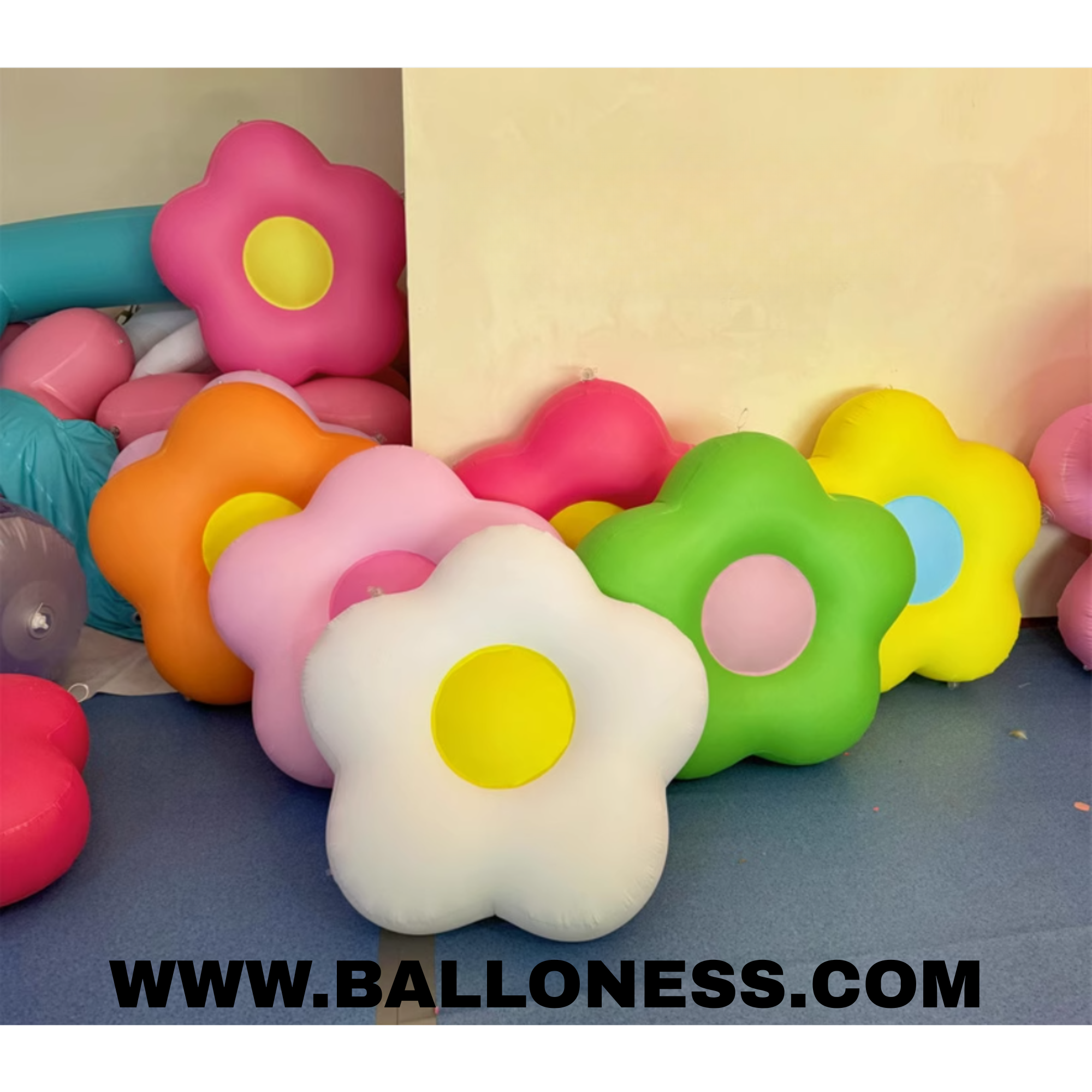 ผลิตดอกไม้ PVC ดอกไม้พองลมแบบกำหนดเอง / Produce PVC flowers, inflatable flowers with your own designs