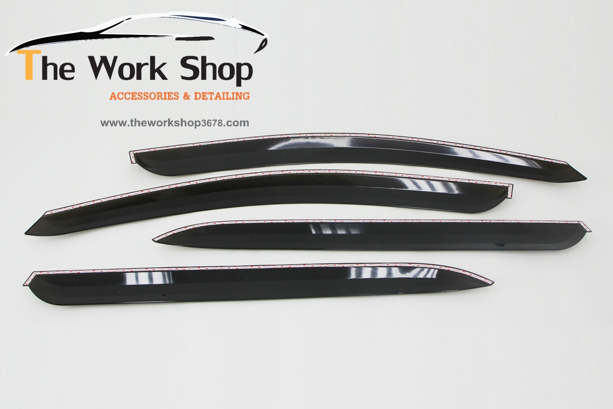 Smoke Door Visor for Korendo ( กันสาดสีดำ )