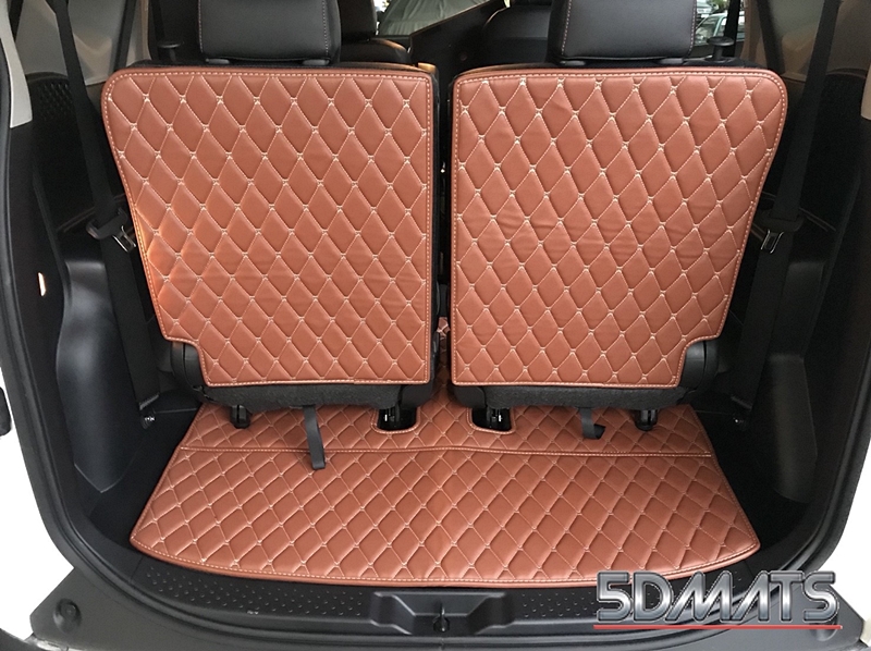 พรมปูพื้นรถยนต์6D TOYOTA SIENTA พรม6D QJ VIP หนาพิเศษ สีน้ำตาล เต็มคัน