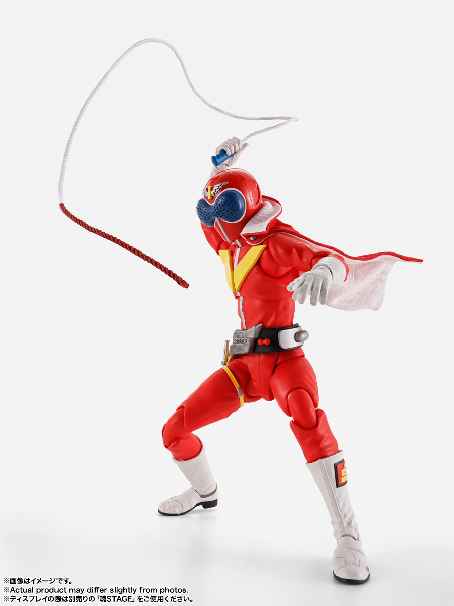 S.H.Figuarts (SHINKOCCHOU SEIHOU) AKARENGER Super Sentai 50th Anniversary Ver. (First press limited pedestal included)