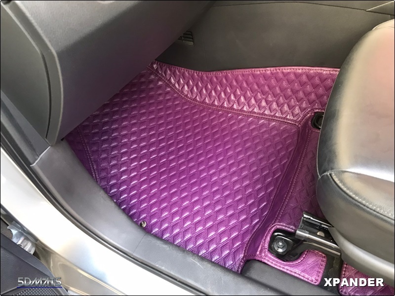 พรมปูพื้นรถยนต์5D13มิล ลายDAIMOND XPANDER 7ชิ้น