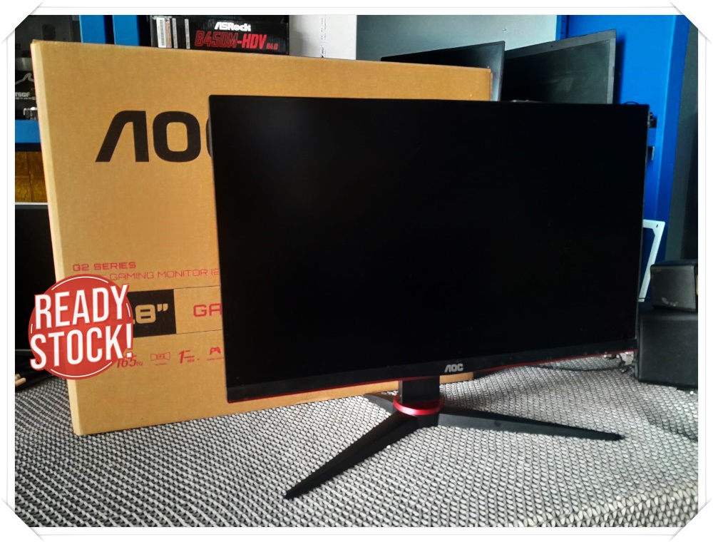 (* มือ 2 สภาพใหม่ จอ 165HZ ) MONITOR (จอมอนิเตอร์) AOC 24G2SE/67 - 23.8 INCH VA FHD 165Hz
