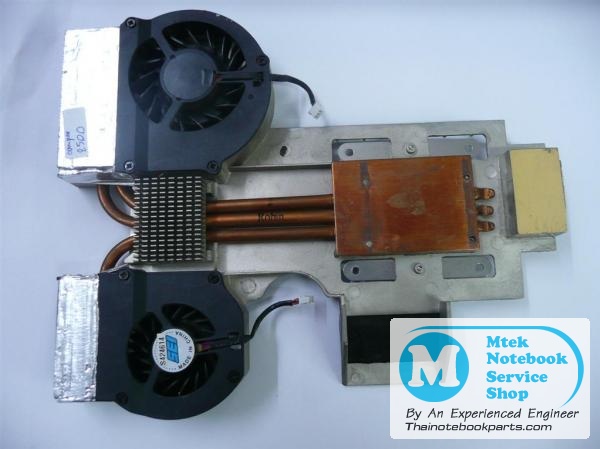 MT00805 พัดลมและฮีทซิงค์ระบายความร้อนโน้ตบุ๊ค KT9, ROBIN, 319492-001 - HP ze5200 Compaq Presario 2500 Cooling Fan & Heatsink (มือสอง) 2